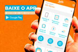 É só baixar o app e solicitar o empréstimo 